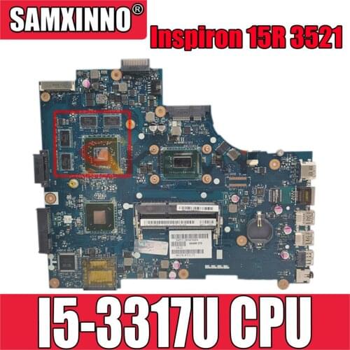 Original Laptop motherboard For Dell Inspiron 15R 3521 5521 I5-3317U Mainboard CN-04PMX4 04PMX4 VAW00 LA-9104P SR0N8 216-083000