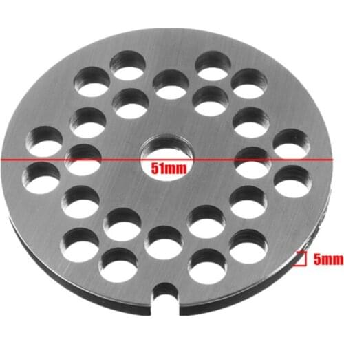 3/4.5/6/12mm Hole For Choice Stainless Steel Meat Grinder Disc for Type 5 Grinde
