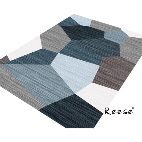 Reese Cool Colors In Autumn And Winter Soft Dense Fluff Area Rug Simplicity Abstract Geometry Living Room Carpet Home Decoration
