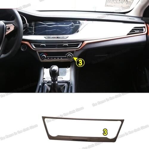 Lsrtw2017 Stainless Steel Car Dashboard Air Conditioning Adjust Panel Trims for Changan Eado 2018 2019 2020 Xt Accessories