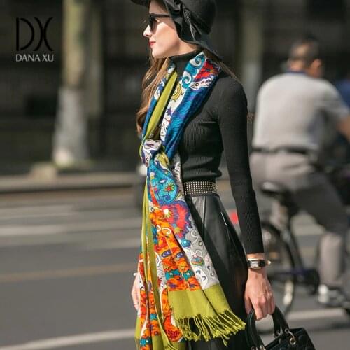 2019 Luxury Brand Scarf Women Shawl Fashion Scarves and Shawls Large Muslim Hijab Plaid Blanket Scarf Wool Bandana Face Shield