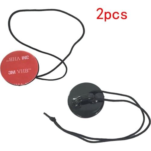 Safety Insurance Clasp Tethers and 3M VHB Adhesive Sticker For Gopro Hero 9 8 7 5 4 SJCAM Xiaomi yi 4K Accessories Helmet Mount