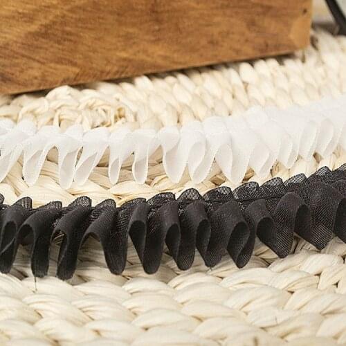 High-quality Chiffon lace skirt one hundred fold lace diy lace cuffs Hot selling H3231