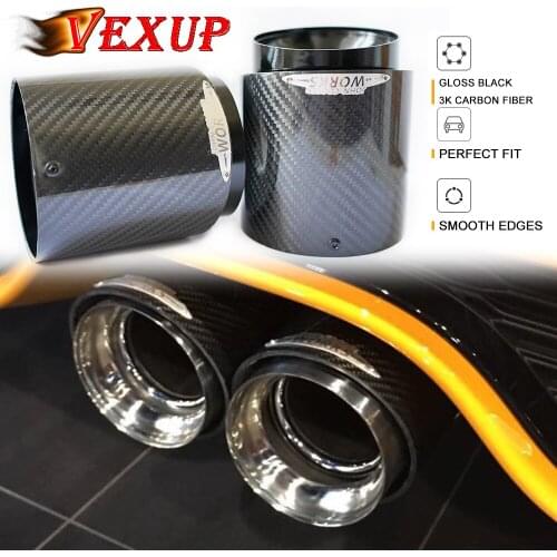 Top Quality For Mini Cooper R60 R61 F60 R55 R56 R57 R58 R59 F54 F55 F56 F57 S JCW Carbon Fiber Exhaust Tip Pipe Car Accessories