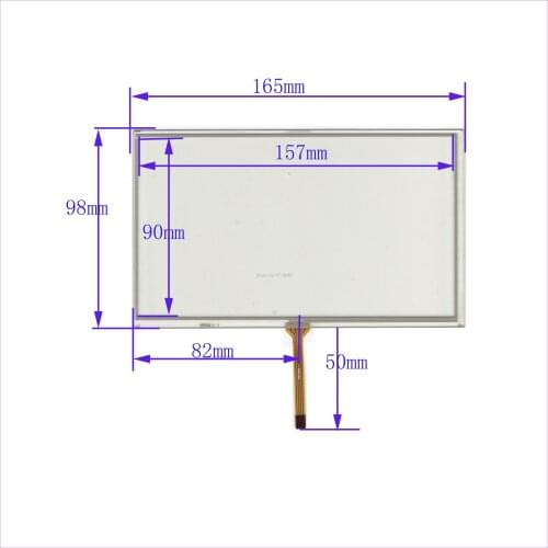 ZhiYuSun wholesale HSTTPA7.0HJ 7inch 4lines resistance screen for car DVD redio this is compatible HST-TPA7.0HJ