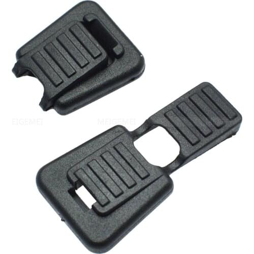 100pcs Cord Ends Zipper Pull Cord Lock Stopper Cord Buckle For Paracord Sportswear Backpack Garment Accessories Black