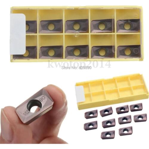 10X Indexable Insert APMT1604PDER-M2 VP15TF Carbide Inserts CNC NC Tool 25R0.8