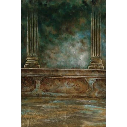 10x20ft 100%Cotton hand painted old MUSLIN pillar BACKDROP SCENIC BACKGROUND,fantasy cloth wedding backgrounds for photo studio