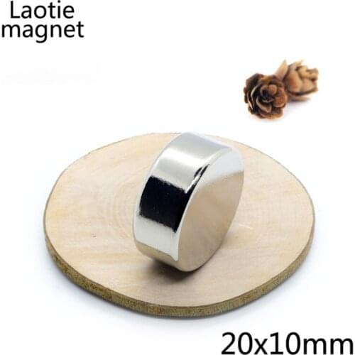 2Pcs 20x10mm N35 Neodymium Magnets 20mm x 10mm NdFeB Round Super Powerful Strong Permanent Magnetic imanes Crafts Disc 20x10