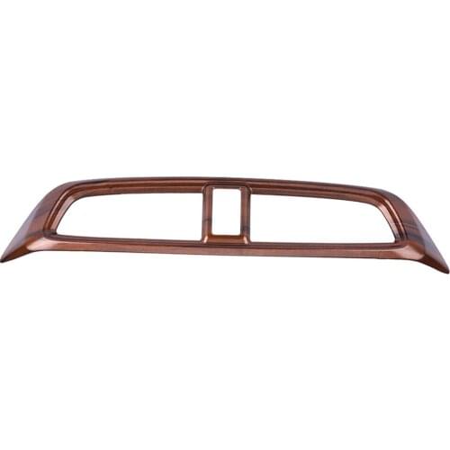 Car Console Air Conditioning Outlet Vent Cover Trim for Honda CRV Peach Wood Grain Prevent Frame scratches dust keeping clear