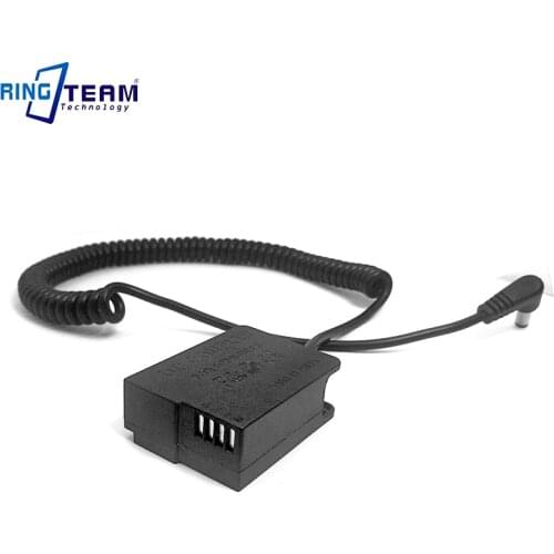 DMW-BLC12 Battery DC Coupler DMW-DCC8 DCC8 with Coiled Cable for Panasonic Lumix DMC FZ2500 FZ2000 GH2 G7 GX8 G80 G81 G85 Camera