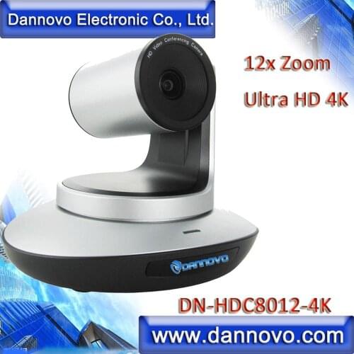Free Shipping: DANNOVO UHD 2160P 4K PTZ Camera for Distance Learning, 12x Zoom H.265 IP Live Streaming Camera(DN-HDC8012-4K)
