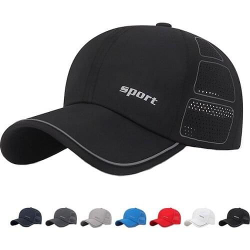 New Fashion Men Mesh Baseball Caps Women Outdoor Casual Cotton Sun Hats Adult Hip Hop Hat Sports Golf Caps Trucker Snapback Hats