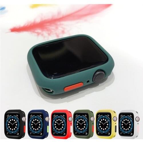 Watch Series Case For Apple Watch 1 2 3 42mm 38mm Soft Silicone Protector Accessories for apple iWatch 4 5 6 SE 40mm 44mm Cover