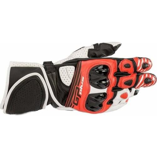 Motorcycle Motocross Alpine GP Plus Long Gloves Motorbike Leather Speed Racing Long Style Gloves