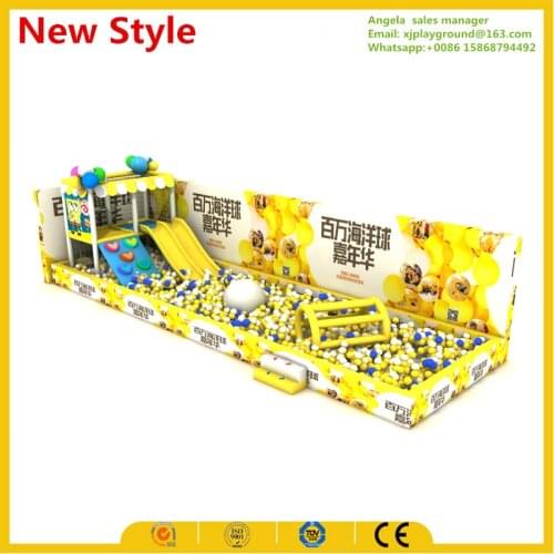 Supply indoor playground with big balls pool for home
