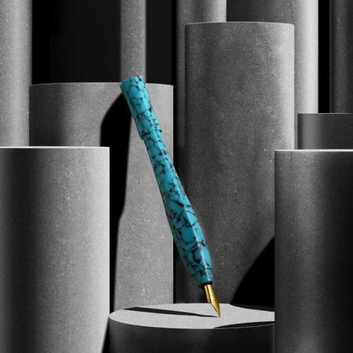 HFL V8 Creative Mens High-end Calligraphy PEN Iridium Nib Fountain Pen Exquisite Gift Box Set