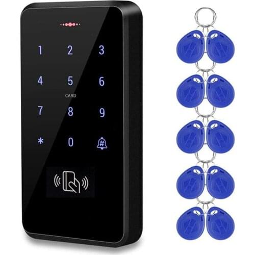 IP68 Waterproof RFID Card Door Access Backlight Keyboard 3000 User 125KHz Card Tokens Tamper-Alarm Outdoor Use
