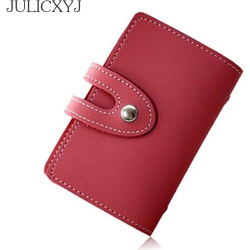 JULICXYJ Womens Mens Card Wallet Bags Passport Cover Hasp ID Credit Bank Business Cards Holder Case For Female Male Femme