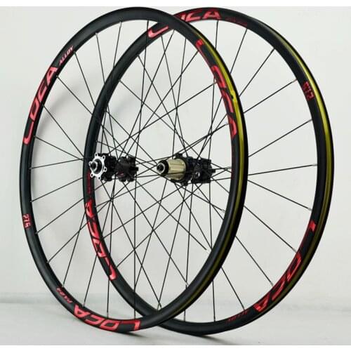 Mountain Bike Bicycle Wheelset 26/27.5/29inch 24H Bearing Japan Hub Super Smooth Disc Wheels Reflective Logo Rim