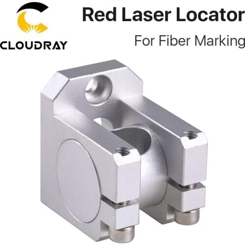 Cloudray Red laser Locator Red Dot Locator Part Diameter 12mm Optical Path Accessories for Fiber Metal Marking Machine