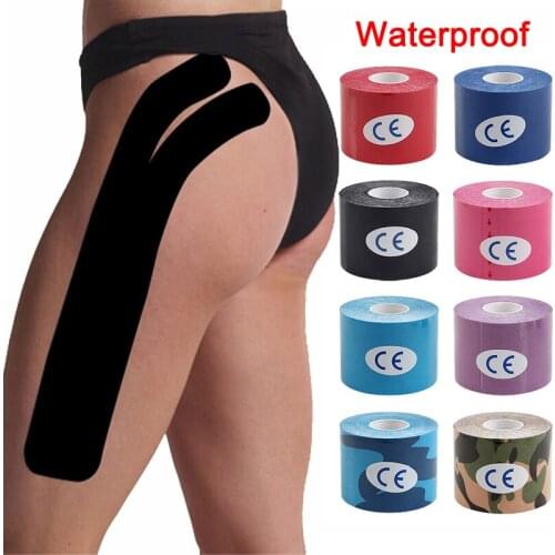Medical Glue Kinesiology Tape Roll Spandx Elastoplast Sport Athletic Strapping Fitness Protector Waterproof Sports Safety Muscle