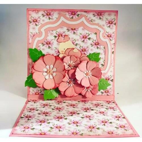 B37 METAL CUTTING DIES 8pc flower spring leaf Scrapbooking paper craft emboss knife blade punch stencils stamp cut dies