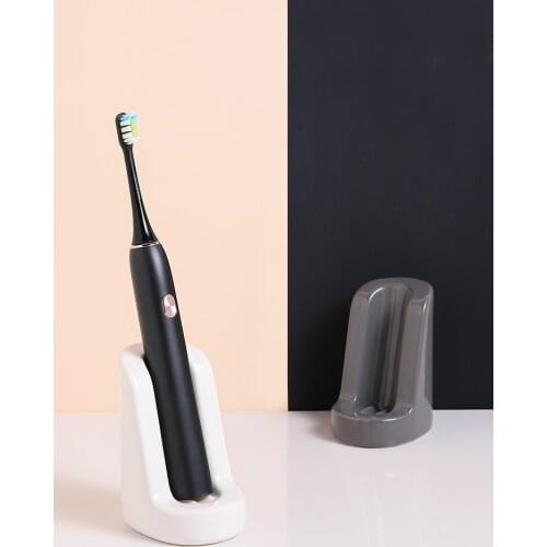 Fashion Ceramic Drain Electric Toothbrush Stand Holder Bathroom Accessories For Men