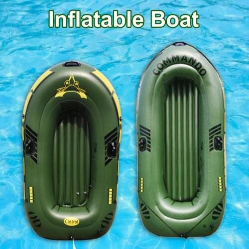 Inflatable Boat Thickened Inflatable Boat 2/3 Person Kayak Fishing Boat Hovercraft Extra Thick Drifting Boat Outdoor Sport