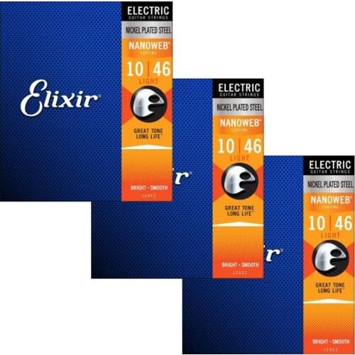 ELECTRIC GUITAR STRINGS Anti-Rust Plain Steel&Coating Strings 12002 (009-042) 12052 (010-046) 12077 (010-052)