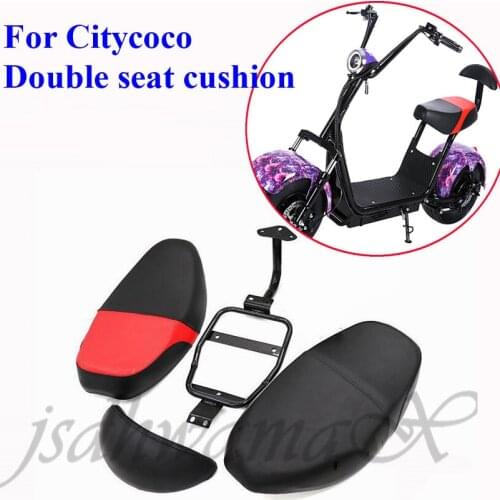 Double Rear Seat Cushion Seat Cushion For Citycoco Electric Scooter Accessories