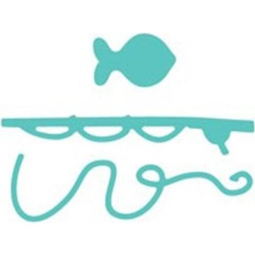 Stencil Metal Cutting Dies Cut Fishing Rod Diecuts DIY Scrapbooking Crafts Supplies Embossing Photo Paper Cards Making New 2018