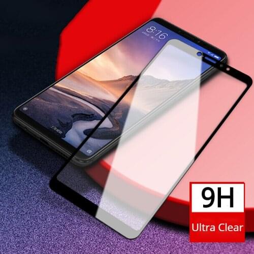 JGKK 9H Tempered Glass for Xiaomi Mi Max 2 3 Glass Screen Protector Full Cover Ultra-Clear Glass for Xiaomi Max3 Max2 Mi Max 3
