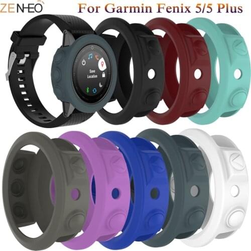 Protective Shell case For Garmin Fenix 5/5 Plus Bracelet Watch Soft Silicon Protector Shell For Garmin Fenix 5/5 Plus
