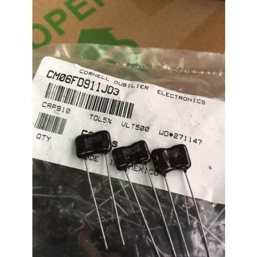 10PCS Hot selling ,origina 500 v910pf CDM silver mica capacitor