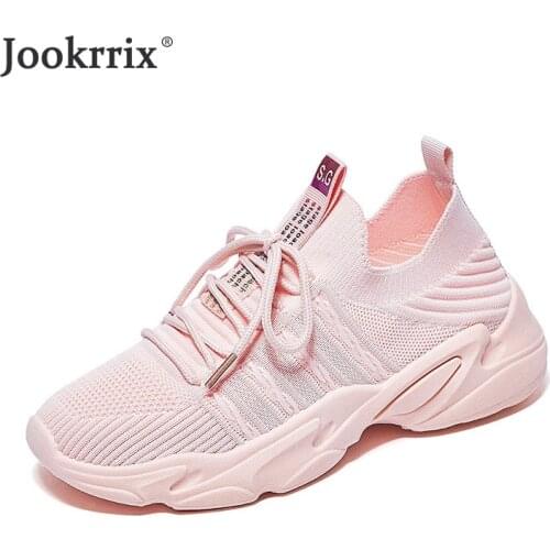 2021 Women Sneakers Spring Fashion Lady Casual Chunky Sneakers Breathable Shoes White Brand Thick Soles Sneaker ZC2267