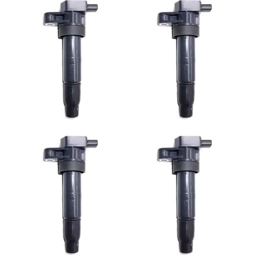 4Pcs Ignition Coils for Hyundai Azera Genesis Santa Fe Sonata Kia Sedona Sorento V6 27301-3C000 27301-3C010