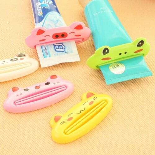 5Pcs Cartoon Type Nursing Accessories Set Rolling Toothpaste Squeezer Tube Toothpaste Squeezer Dispenser Toothpaste Holder