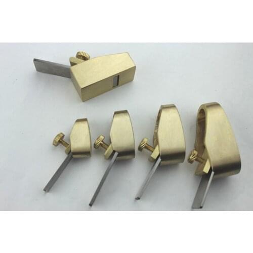 5 pcs various size Mini Brass planes, Violin/Cello making tools