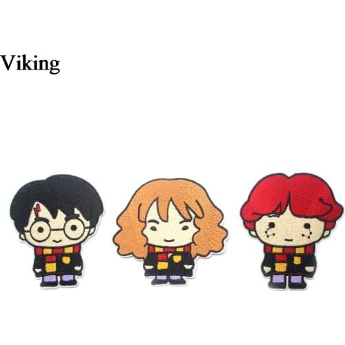 20pcs/set Welcome to the Magic World Iron On Embroidered Patches Diy Applique Sewing Fabric Pacth Clothing Accessory G0005