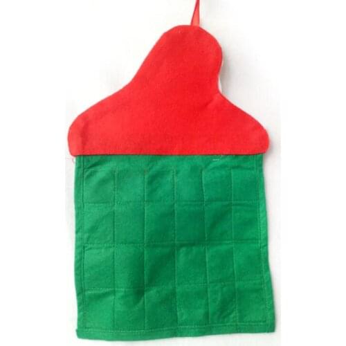 Merry Christmas Xmas Calendar Santa Claus Advent Countdown Ornament Hanging Pendant Decorations LX8875