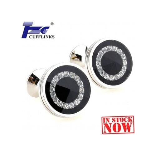 TZG01987 Stone Cufflink Cuff Link 2 Pairs Free Shipping