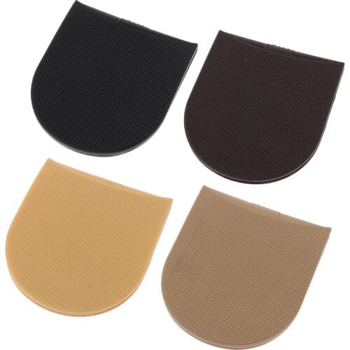 Prettyia 2x Rubber Glue on Heels Grip Pad Shoe Sole Repair Kit for Men Women