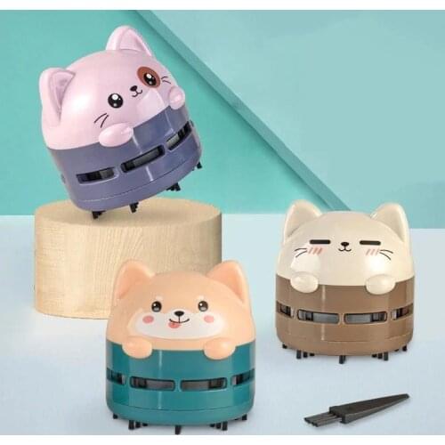 Mini USB Desktop Vacuum Cleaner Cute Wireless Car Keyboard Dust Collector Rechargeable Eraser Pen Dust Cleaner Handheld Sweeper