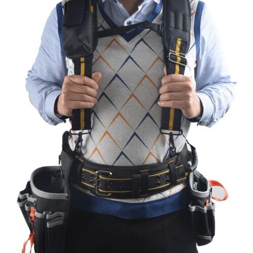 Cross-border Multifunctional Hanging Tool Bag Breathable Waist Pad Lighten Load Tool Bag Belt molle belt tactical belt