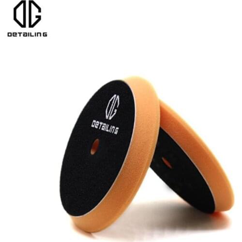DETAILING Bevel Edge Foam Buffing Pad Polishing Pad 5 Colours for Rupes Polisher, Dual Action Polisher Orange for Polishing