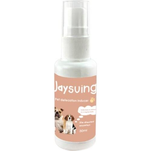 30ML Pet Dog Habitual Bathroom Urinate Poo Training Spray Attracting Puppy Urinate In Sprayed Bathroom Potty Bowl Sprayer Bottle
