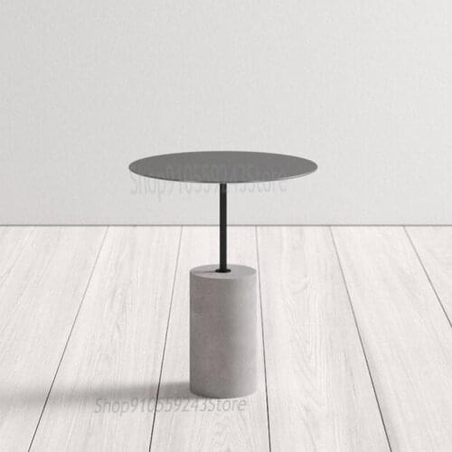 Customized Modern Minimalist Metal Side Table Nordic Light Luxury Sofa Side Table Corner Table Designer Model Room Iron Art Smal