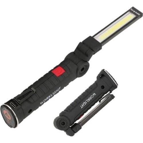 High Lumen LED Rechargeable Flashlight Portable COB Flashlights With Magnet LED Torch For Outdoor Camping Lighting