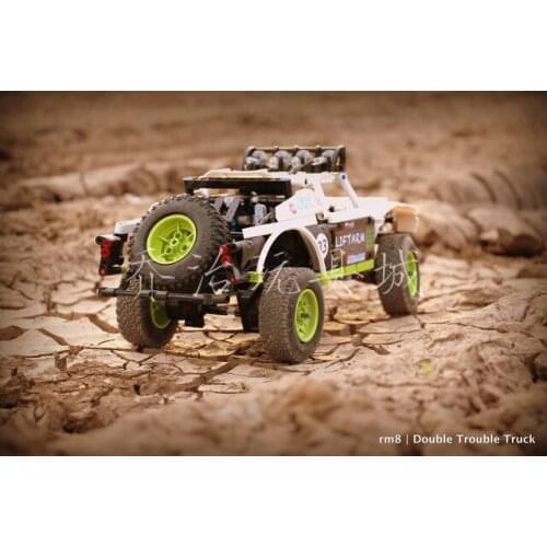 Technic Series RC Baja Trophy Truck Motor Power Function Fit MOC-4874 Building Block Bricks Kids Toys Christmas Gift